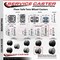 Service Caster 3'' Gray Heavy Duty Floor Safe Twin Wheel Caster 1/2'' Threaded Stem , 4PK SCC-TS02S75-TPR-GRY-121315-4 - alternate 4
